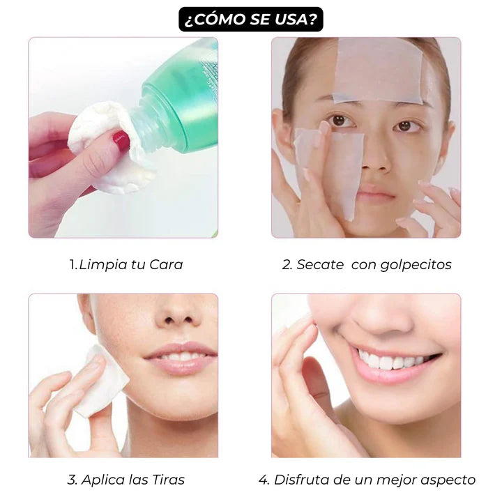 (PACK 120 Unidades) Tiras de Lifting facial efecto Natural "Buena Cara" l BeautySide™